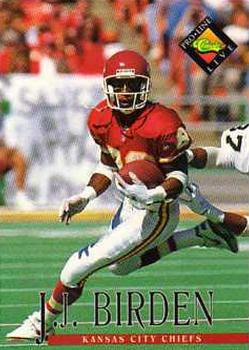 J.J. Birden Kansas City Chiefs 1994 Pro Line Live NFL #307